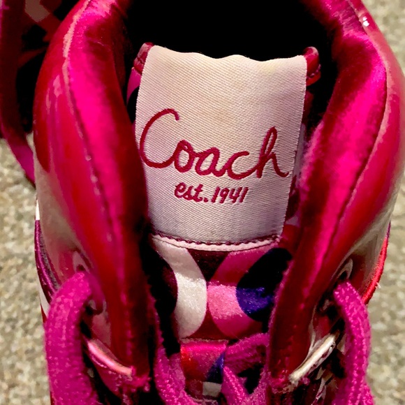 Pink Coach shoes - Picture 2 of 5